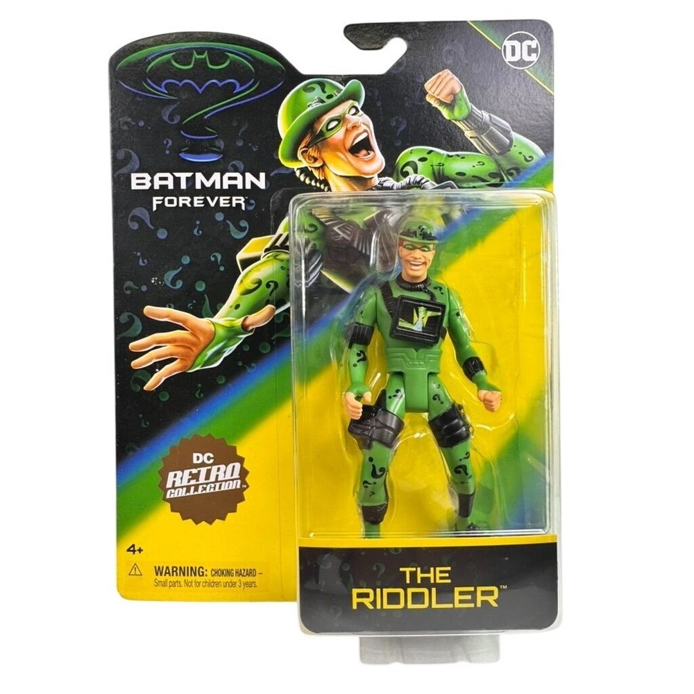 Batman Forever The Riddler DC Retro Collection Action Figure Spin Master New